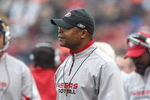 SAN FRANCISCO - DECEMBER 07:  Head coach Mike Singletary of the San Francisco 49ers watches the action against the New York Jets during an NFL game on December 7, 2008 at Candlestick Park in San Francisco, California. (Photo by Jed Jacobsohn/Getty Images)