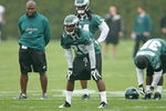 PHILADELPHIA - MAY 1: Running back LeSean McCoy #29 of the Philadelphia Eagles practice during minicamp practice at the NovaCare Complex on May 1, 2009 in Philadelphia, Pennsylvania. (Photo by Hunter Martin/Getty Images)