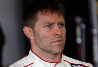 DAYTONA BEACH, FL - FEBRUARY 14:  Scott Riggs, driver of the #36 Toyota, prepares to drive during practice for the NASCAR Sprint Cup Series Daytona 500 at Daytona International Speedway on February 14, 2009 in Daytona Beach, Florida.  (Photo by Chris Graythen/Getty Images)