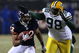 CHICAGO - DECEMBER 22: Matt Forte #22 of the Chicago Bears runs past Alfred Malone #98 of the Green Bay Packers on December 22, 2008 at Soldier Field in Chicago, Illinois. The Bears defeated the Packers 20-17 in overtime. (Photo by Jonathan Daniel/Getty Images)