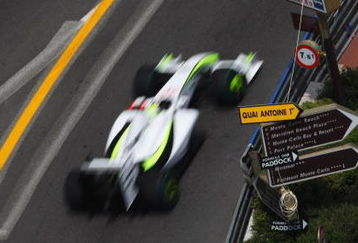MONTE CARLO, MONACO - MAY 23:  Jenson Button of Great Britain and Brawn GP drives during qualifying for the Monaco Formula One Grand Prix at the Monte Carlo Circuit on May 23, 2009 in Monte Carlo, Monaco.  (Photo by Mark Thompson/Getty Images)