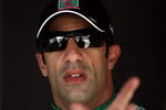 INDIANAPOLIS - MAY 22:  Tony Kanaan, driver of the #11 Team 7-Eleven Andretti Green Racing, looks on from the pits, during Miller Lite Carb Day practice for the IRL IndyCar Series 93rd running of the Indianapolis 500 on May 22, 2009 at the Indianapolis Motor Speedway in Indianapolis, Indiana.  (Photo by Donald Miralle/Getty Images)
