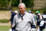 SAN DIEGO - MAY 03: General Manager A.J. Smith of the San Diego Chargers watches minicamp practice at the Chargers training facility on May 3, 2009 in San Diego, California. (Photo by Kevin Terrell/Getty Images)