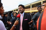 CAPE TOWN, SOUTH AFRICA - APRIL 17:  Lalit Modi the Commissioner of the IPL talks to the press as he attends a school to launch the IPL 'HEAT' initiative at Alexander Sinton College, Athlone, on April 17, 2009 in Cape Town, South Africa.  (Photo by Tom Shaw/Getty Images)