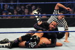 NEW YORK - APRIL 28: M.V.P. pins  Dolph Ziggler during a match at WWE SmackDown at Madison Square Garden on April 28, 2009 in New York City.  (Photo by George Napolitano/Getty Images)