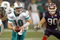 TORONTO, ON - DECEMBER 07:  Quarterback Chad Pennington #10 of the Miami Dolphins looks to hand off the ball during the game against the Buffalo Bills on December 7, 2008 at Rogers Centre in Toronto, Ontario, Canada. The Dolphins won 16-3. (Photo by Rick Stewart/Getty Images)
