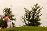 IRVING, TX - MAY 24: Rory Sabbatini tees off the 3rd hole during the fourth and final round of the HP Byron Nelson Championship held at the TPC Four Seasons Resort Las Colinas on May 24, 2009 in Irving, Texas.  (Photo by Marc Feldman/Getty Images)