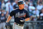 NEW YORK - MAY 13:  Chipper Jones #10 of the Atlanta Braves runs against the New York Mets on May 13, 2009 at Citi Field in the Flushing neighborhood of the Queens borough of New York City. The Braves defeated the Mets 8-7 in twelve innings.  (Photo by Jim McIsaac/Getty Images)