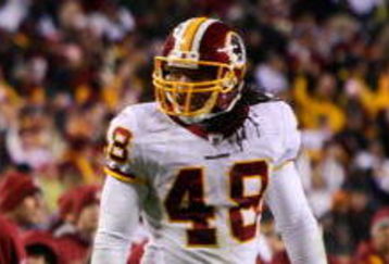 LANDOVER, MD - NOVEMBER 16:  Marion Barber #24 of the Dallas Cowboys celebrates a game-clinching first down in the fourth quarter while LaRon Landry #30 and Chris Horton #48 of the Washington Redskins react during the game on November 16, 2008 at FedEx Field in Landover, Maryland.  (Photo by Jim McIsaac/Getty Images)