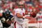 11 DEC 1994: SAN FRANCISCO 49ERS QUARTERBACK STEVE YOUNG THROWS A PASS IN THE 49ERS 38-15 VICTORY OVER THE SAN DIEGO CHARGERS.  Mandatory Credit: Stephen Dunn/ALLSPORT