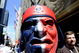 NEW YORK - APRIL 25:  New England Patriots fan Brian Slattery waits for admission to Radio City Music Hall for the 2009 NFL Draft on April 25, 2009 in New York City.  (Photo by Jeff Zelevansky/Getty Images)