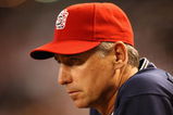 PHOENIX - MAY 25:  Manager Bud Black of the San Diego Padres looks on from the dugout during the major league baseball game against the Arizona Diamondbacksat Chase Field on May 25, 2009 in Phoenix, Arizona.  (Photo by Christian Petersen/Getty Images)