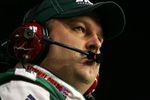 FONTANA, CA - FEBRUARY 22:  Tony Eury Jr., crew chief for the #88 Amp Energy/National Guard Chevrolet driven by Dale Earnhardt Jr., watches from pit road during the NASCAR Sprint Cup Series Auto Club 500 at Auto Club Speedway on February 22, 2009 in Fontana, California.  (Photo by Todd Warshaw/Getty Images for NASCAR)