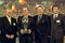 12 Dec 1999:  Group B team managers (L to R) Robert Waseige of Belgium, Mustafa Denizli of Turkey, Tommy Soderberg of Sweden and Dino Zoff of Italy pose with the European Championship trophy at the Euro 2000 Final Round Draw at the Expo in Brussels, Belgium. \ Mandatory Credit: Ben Radford /Allsport