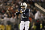 UNIVERSITY PARK, PA - OCTOBER 27: Punter Jeremy Boone #41 of the Penn State Nittany Lions receives a snap from center before a punt   during the game against the Ohio State Buckeyes at Beaver Stadium on October 27, 2007 in University Park, Pennsylvania. Ohio State won 37-17. (Photo by Hunter Martin/Getty Images)