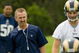 EARTH CITY, MO - MAY 2: Head coach Steve Spagnuolo of the St. Louis Rams watches his team during a mini camp on May 2, 2009 at the Russell Training Center in Earth City, Missouri. (Dilip Vishwanat/Getty Images)