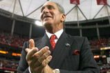 ATLANTA - OCTOBER 12:  Owner Arthur Blank of the Atlanta Falcons, celebrates after a 22-20 win over the Chicago Bears at the Georgia Dome on October 12, 2008 in Atlanta, Georgia. (Photo by Kevin C. Cox/Getty Images)