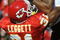 KANSAS CITY, MO - NOVEMBER 16:  Maurice Leggett #31 of the Kansas City Chiefs breaks up a pass intended for Marcus Colston #12 of the New Orleans Saints on November 16, 2008 at Arrowhead Stadium in Kansas City, Missouri.  (Photo by G. Newman Lowrance/Getty Images)