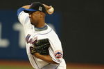 NEW YORK - APRIL 28:  Livan Hernandez #61 of the New York Mets pitches against the Florida Marlins during their game on April 28, 2009 at Citi Field in the Flushing neighborhood of the Queens borough of New York City.  (Photo by Al Bello/Getty Images)