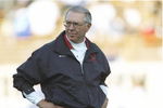 2 Nov 1996:  Head coach Ted Tollner of the San Diego State Aztecs looks on during a game against the San Jose State Spartans at Spartan Stadium in San Jose, California.  San Diego State won the game 49-20. Mandatory Credit: Todd Warshaw  /Allsport