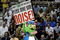 ORLANDO, FL - MAY 26:  Orlando Magic mascot 'Stuff' performs during a break in play between the Cleveland Cavaliers and the Orlando Magic in Game Four of the Eastern Conference Finals during the 2009 NBA Playoffs at the Amway Arena on May 26, 2009 in Orlando, Florida. NOTE TO USER: User expressly acknowledges and agrees that, by downloading and or using this photograph, User is consenting to the terms and conditions of the Getty Images License Agreement.  (Photo by Sam Greenwood/Getty Images)