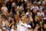 SEATTLE  - MAY 22:  Starting pitcher Randy Johnson #51 of the San Francisco Giants acknowledges the crowd after coming out of the game in the sixth inning against the Seattle Mariners on May 22, 2009 in Seattle, Washington. (Photo by Otto Greule Jr/Getty Images)
