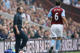 BIRMINGHAM, UNITED KINGDOM - AUGUST 31:  Aston Villa Manager Martin O'Neill watches the action as Gareth Barry of Aston Villa looks on during the Barclays Premier League match between Aston Villa and Liverpool at Villa Park on August 31, 2008 in Birmingham, England.  (Photo by Getty Images)