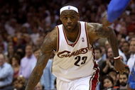 CLEVELAND - MAY 22: LeBron James #23 of the Cleveland Cavaliers handles the ball against the Orlando Magic in Game Two of the Eastern Conference Finals during the 2009 Playoffs at Quicken Loans Arena on May 22, 2009 in Cleveland, Ohio. NOTE TO USER: User expressly acknowledges and agrees that, by downloading and or using this photograph, User is consenting to the terms and conditions of the Getty Images License Agreement (Photo by Elsa/Getty Images)