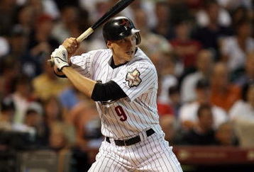 HOUSTON - JUNE 13:  Hunter Pence #9 of the Houston Astros during Interleague MLB action against the New York Yankees on June 13, 2008 at Minute Maid Park in Houston, Texas.  (Photo by Ronald Martinez/Getty Images)