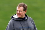 FOXBOROUGH - MAY 2: Coach Bill Bellichick watches during the New England Patriots Minicamp at Gillette Stadium May 2, 2009 in Foxborough, Massachusetts. (Photo by Jim Rogash/Getty Images)