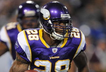 MINNEAPOLIS - DECEMBER 21:  Adrian Peterson #28 of the Minnesota Vikings carries the ball during an NFL game against the Atlanta Falcons at the Hubert H. Humphrey Metrodome, on December 21, 2008 in Minneapolis, Minnesota.  (Photo by Tom Dahlin/Getty Images)