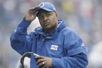 SEATTLE - DECEMBER 24:  Assistant head coach Jim Caldwell of the Indianapolis Colts looks on against the Seattle Seahawks at Qwest Field on December 24, 2005 in Seattle, Washington. The Seahawks defeated the Colts 28-13.  (Photo by Otto Greule Jr/Getty Images)