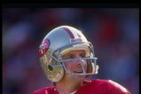 19 Dec 1992:  Quarterback Joe Montana of the San Francisco 49ers looks on during a game against the Tampa Bay Buccaneers at Candlestick Park in San Francisco, California. Mandatory Credit: Otto Greule Jr.  /Allsport