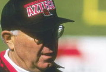 26 Oct 1996:  Head coach Ted Tollner of the San Diego State Aztecs looks on during a game against the Colorado State Rams at Hughes Stadium in Fort Collins, Colorado.  Colorado State won the game 27-18. Mandatory Credit: Allsport  /Allsport