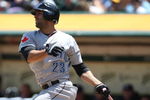 OAKLAND, CA - MAY 10:  Jose Baustista #23 of the Toronto Blue Jays bats against the Oakland Athletics during a Major League Baseball game on May 10, 2009 at the Oakland Coliseum in Oakland, California.  (Photo by Jed Jacobsohn/Getty Images)