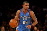 LOS ANGELES - FEBRUARY 10: Earl Watson #25 of the Oklahoma City Thunder brings the ball upcourt against the Los Angeles Lakers on February 10, 2009 at Staples Center in Los Angeles, California.  The Lakers won 105-98.   NOTE TO USER: User expressly acknowledges and agrees that, by downloading and/or using this Photograph, user is consenting to the terms and conditions of the Getty Images License Agreement. (Photo by Stephen Dunn/Getty Images)