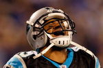 CHARLOTTE, NC - JANUARY 10:  Steve Smith #89 of the Carolina Panthers reacts to an interception during the game against the Arizona Cardinals during the NFC Divisional Playoff Game on January 10, 2009 at Bank of America Stadium in Charlotte, North Carolina.  (Photo by Streeter Lecka/Getty Images)