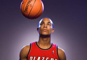 TARRYTOWN, NY - JULY 29:  Jerryd Bayless of the Portland Trail Blazers poses for a portrait during the 2008 NBA Rookie Photo Shoot on July 29, 2008 at the MSG Training Facility in Tarrytown, New York.  NOTE TO USER: User expressly acknowledges and agrees that, by downloading and or using this Photograph, User is consenting to the terms and conditions of the Getty Images License Agreement.  (Photo by Robert Laberge/Getty Images)