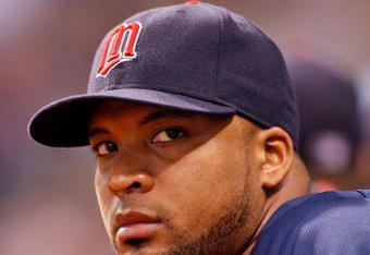 ST. PETERSBURG, FL - SEPTEMBER 19: Pitcher Francisco Liriano #47 of the Minnesota Twins watches his team from the dugout against the Tampa Bay Rays during the game on September 19, 2008 at Tropicana Field in St. Petersburg, Florida. (Photo by J. Meric/Getty Images)