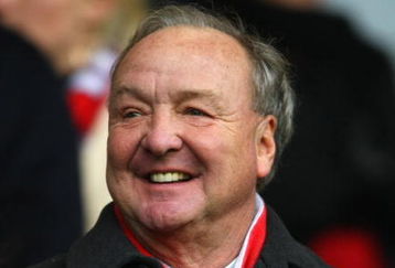 LIVERPOOL, UNITED KINGDOM - DECEMBER 16: Liverpool Co-Owner Tom Hicks looks on prior to the Barclays Premier League match between Liverpool and Manchester United at Anfield on December 16, 2007 in Liverpool, England. (Photo by Shaun Botterill/Getty Images)