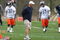 LAKE FOREST, IL - MAY 01: Defensive line coach Rob Marinelli of the Chicago Bears, former head coach of the Detroit Lions, watches a rookie mini-camp practice on May 1, 2009 at Halas Hall in Lake Forest, Illinois. (Photo by Jonathan Daniel/Getty Images)
