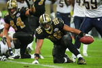 LONDON - OCTOBER 26: Deuce McAllister of New Orleans Saints scores a touchdown during the Bridgestone International Series NFL match between San Diego Chargers and New Orleans Saints at Wembley Stadium on October 26, 2008 in London, England.  (Photo by Stu Forster/Getty Images)