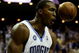 ORLANDO, FL - MAY 26:  Dwight Howard #12 of the Orlando Magic reacts after dunking against the Cleveland Cavaliers in Game Four of the Eastern Conference Finals during the 2009 NBA Playoffs at the Amway Arena on May 26, 2009 in Orlando, Florida. NOTE TO USER: User expressly acknowledges and agrees that, by downloading and or using this photograph, User is consenting to the terms and conditions of the Getty Images License Agreement.  (Photo by Elsa/Getty Images)