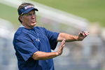 FOXBORO, MA - JUNE 7:  Coach Bill Belichick of the New England Patriots watches the action during Mini Camp at Gillette Stadium on June 7, 2008 in Foxboro, Massachusetts. (Photo by Jim Rogash/Getty Images)