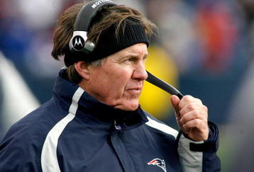 ORCHARD PARK, NY - DECEMBER 28: Head coach Bill Belichick of the New England Patriots watches from the sideline against the Buffalo Bills at Ralph Wilson Stadium December 28, 2008 in Orchard Park, New York. The Patriots won 13-0.  (Photo by Rick Stewart/Getty Images)