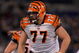 BALTIMORE - NOVEMBER 11:  Offensive lineman Andrew Whitworth #77 of the Cincinnati Bengals plays against the Baltimore Ravens at M&T Bank Staduim on November 11, 2007 in Baltimore, Maryland. Cincinnati defeated Baltimore 21-7.  (Photo by Doug Pensinger/Getty Images)