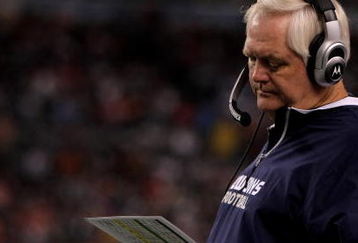 DENVER - AUGUST 16:  Head coach Wade Phillips of the Dallas Cowboys leads his team against the Denver Broncos during preseason NFL action at Invesco Field at Mile High on August 16, 2008 in Denver, Colorado. The Broncos defeated the Cowboys 23-13.  (Photo by Doug Pensinger/Getty Images)