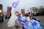 NEW YORK - APRIL 26:  The Columbia University Cheerleaders attend Tribeca Drive-In Presents Fan's Favorite Football Flick held at the North Cove, World Financial Center during the 2008 Tribeca Film Festival on April 26, 2008 in New York City.  (Photo by Brad Barket/Getty Images for Tribeca Film Festival)