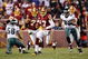 LANDOVER, MD - DECEMBER 21:  Quarterback Jason Campbell #17 of the Washington Redskins runs the ball during the game of the Philadelphia Eagles on December 21, 2008 at FedEx Field in Landover, Maryland.  (Photo by Kevin C. Cox/Getty Images)