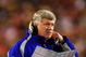 LANDOVER, MD - DECEMBER 30: Quarterbacks coach Kevin Gilbride looks on from the sidelines against the Washington Redskins at FedEx Field on December 30, 2006 in Landover, Maryland. (Photo by Jamie Squire/Getty Images)